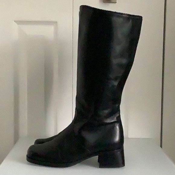 Harvard Santana Leather Fleece Lined Zip Up Boots Size 8 - Picture 2 of 10